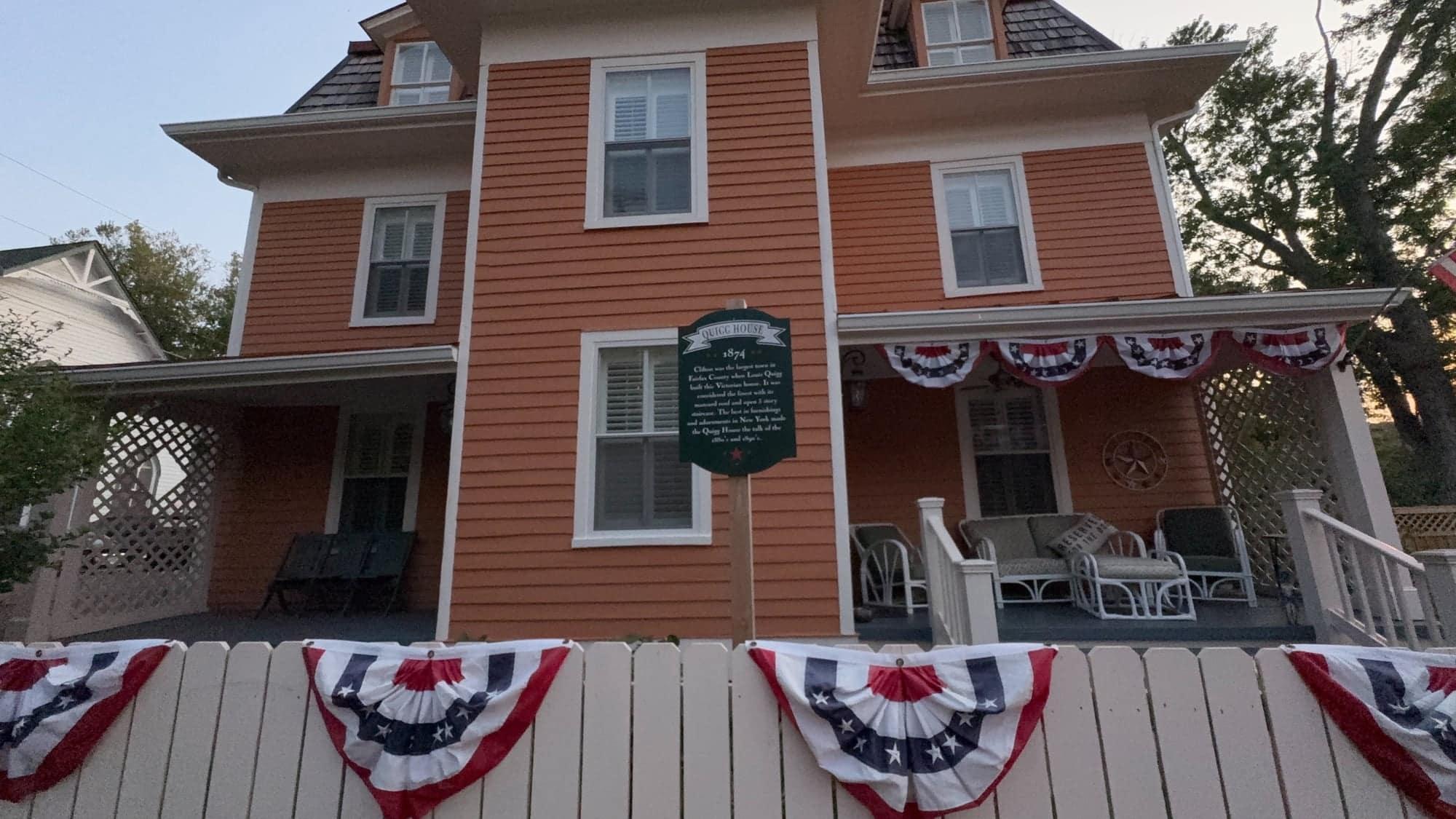 The Quigg House, an 1874 Victorian home in Clifton's historic district