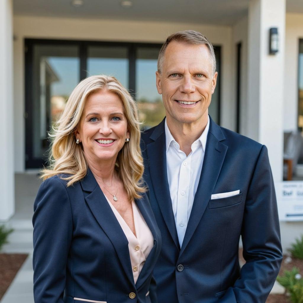Jennifer and Jeff, the team behind Link Luxury Homes